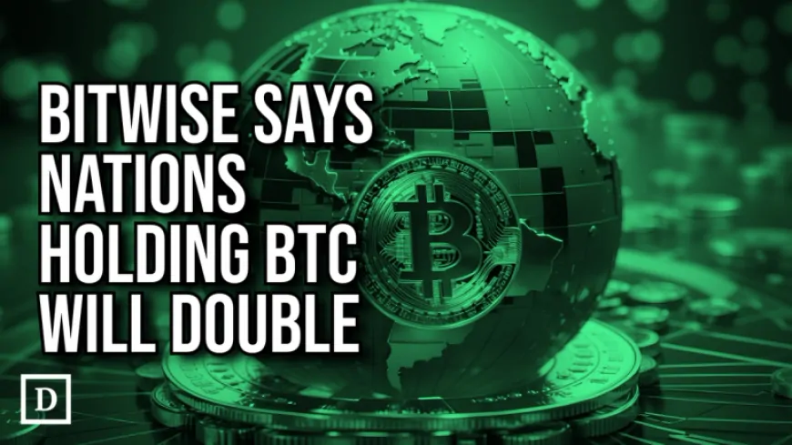 Bitwise Says Nations Holding Bitcoin Will Double in 2025