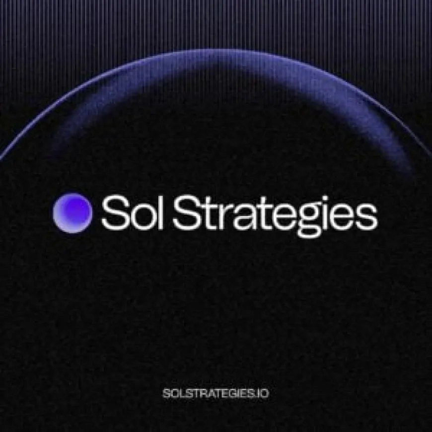 Canadian Firm Sol Strategies Rolls Out High-Rewarding Staking App