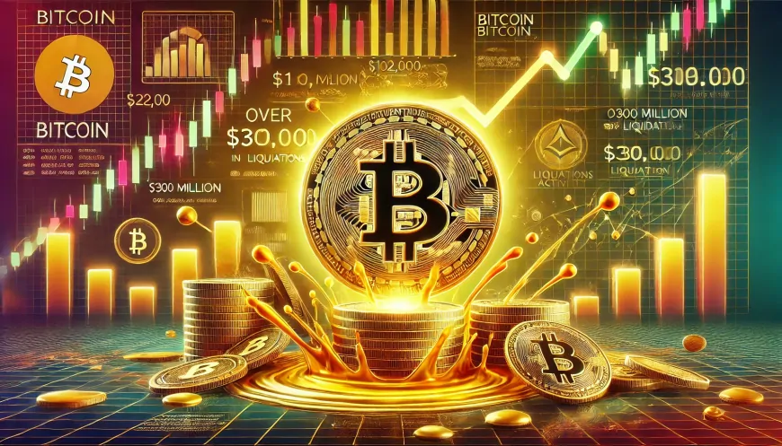 Crypto Liquidations Cross $300 Million As Bitcoin Reclaims $102,000