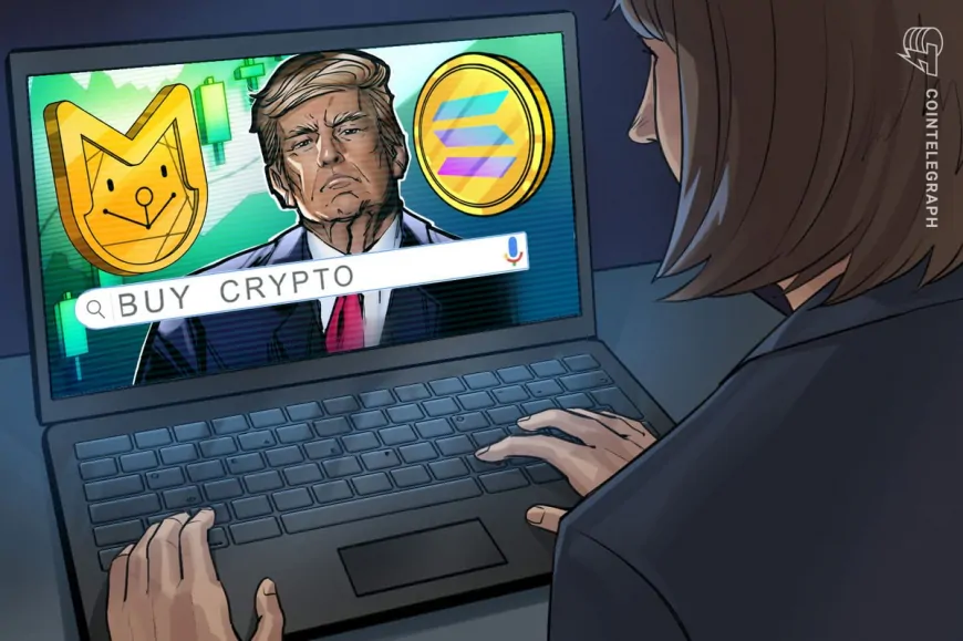 &#039;Buy crypto&#039; and &#039;Solana&#039; search volumes surge amid TRUMP meme frenzy