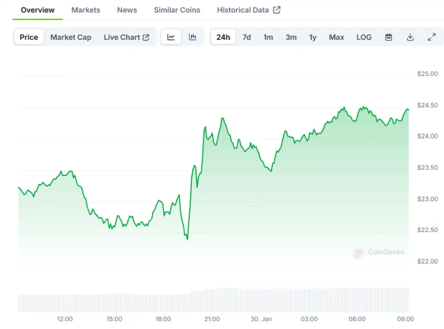 Chainlink (LINK) Price: Technical Analysis Shows Path to $30.46 if Support Holds