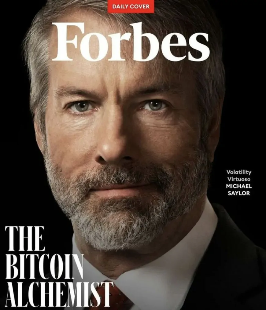 Michael Saylor, Now Worth $9.4 Billion, Featured on Forbes as 'The Bitcoin Alchemist' Amid MicroStrategy's $84 Billion Market Cap Surge