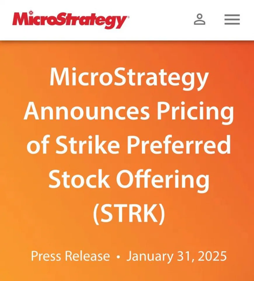 MicroStrategy's $STRK Offering Oversubscribed Nearly 3x, Raises $584 Million to Buy 5,571 Bitcoin