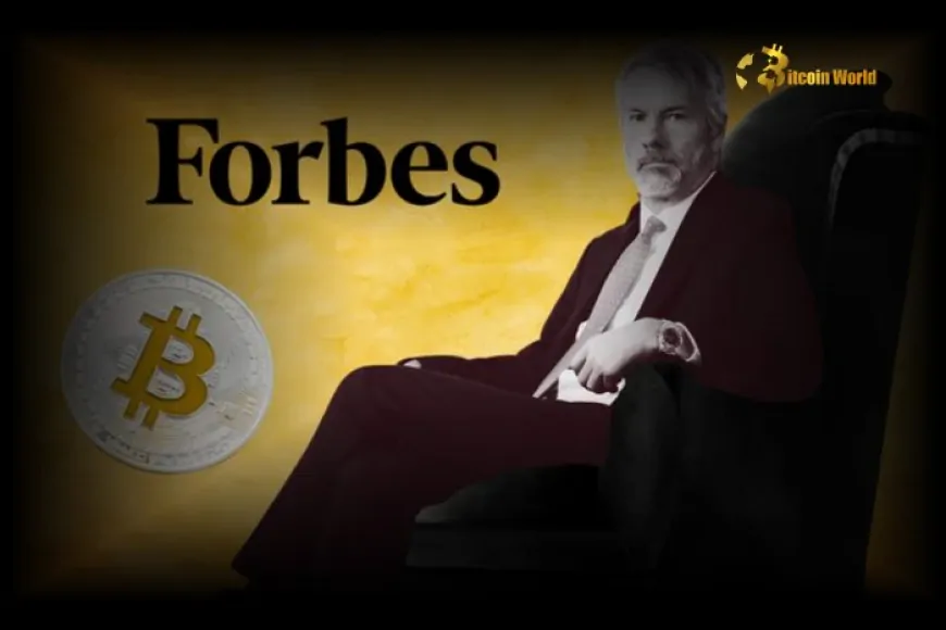 Michael Saylor Featured as “The Bitcoin Alchemist” on Forbes Cover