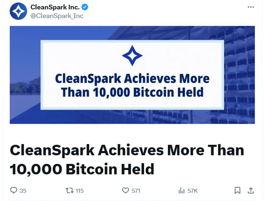 CleanSpark Reports 120% Revenue Growth as Bitcoin Mining Costs Decline