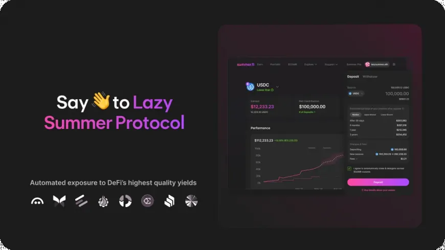 Lazy Summer Protocol Launches With an AI-Powered Yield Optimizer for DeFi