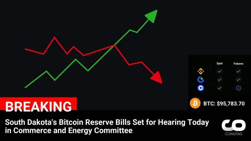 South Dakota's Bitcoin Reserve Bills Set for Hearing Today in Commerce and Energy Committee?Coin:Bitcoin ( $BTC ) $95,783.70