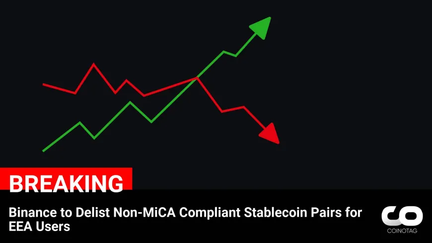 Binance to Delist Non-MiCA Compliant Stablecoin Pairs for EEA Users