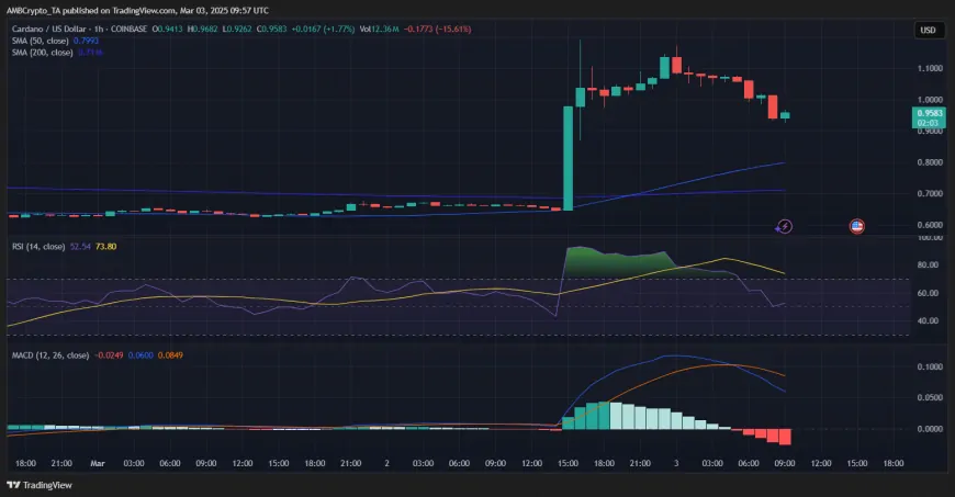 Cardano's Surge Following Trump's Crypto Reserve Announcement Raises Questions of Sustained Momentum