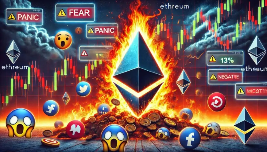 Ethereum FUD Spikes After 13% Price Drop: Bottom Signal?