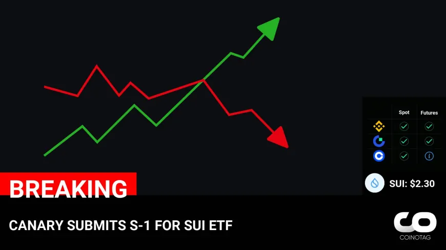 CANARY SUBMITS S-1 FOR SUI ETF

?Coin:
SUI ( $SUI ) $2.30