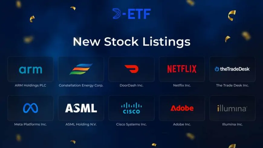 D-ETF Listings Grows: New Stocks – Led by ARM and NFLX – Meet USDT Trading